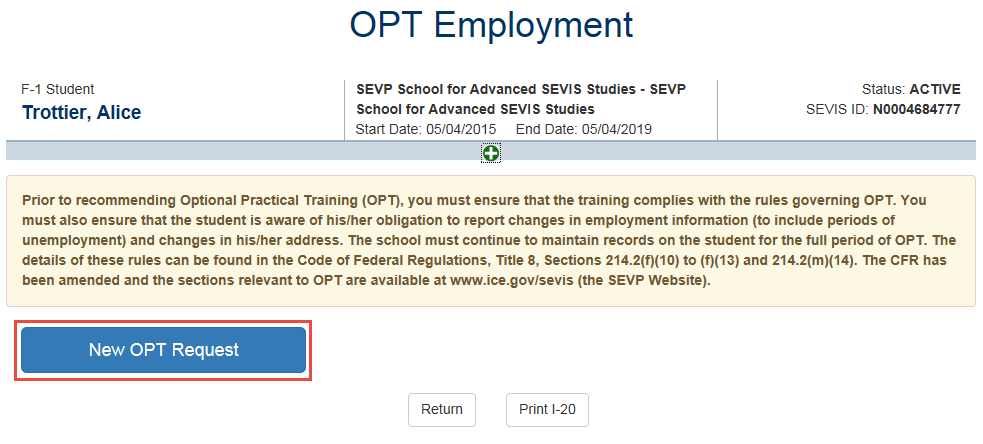 F-1 Optional Practical Training (OPT) | Study in the States